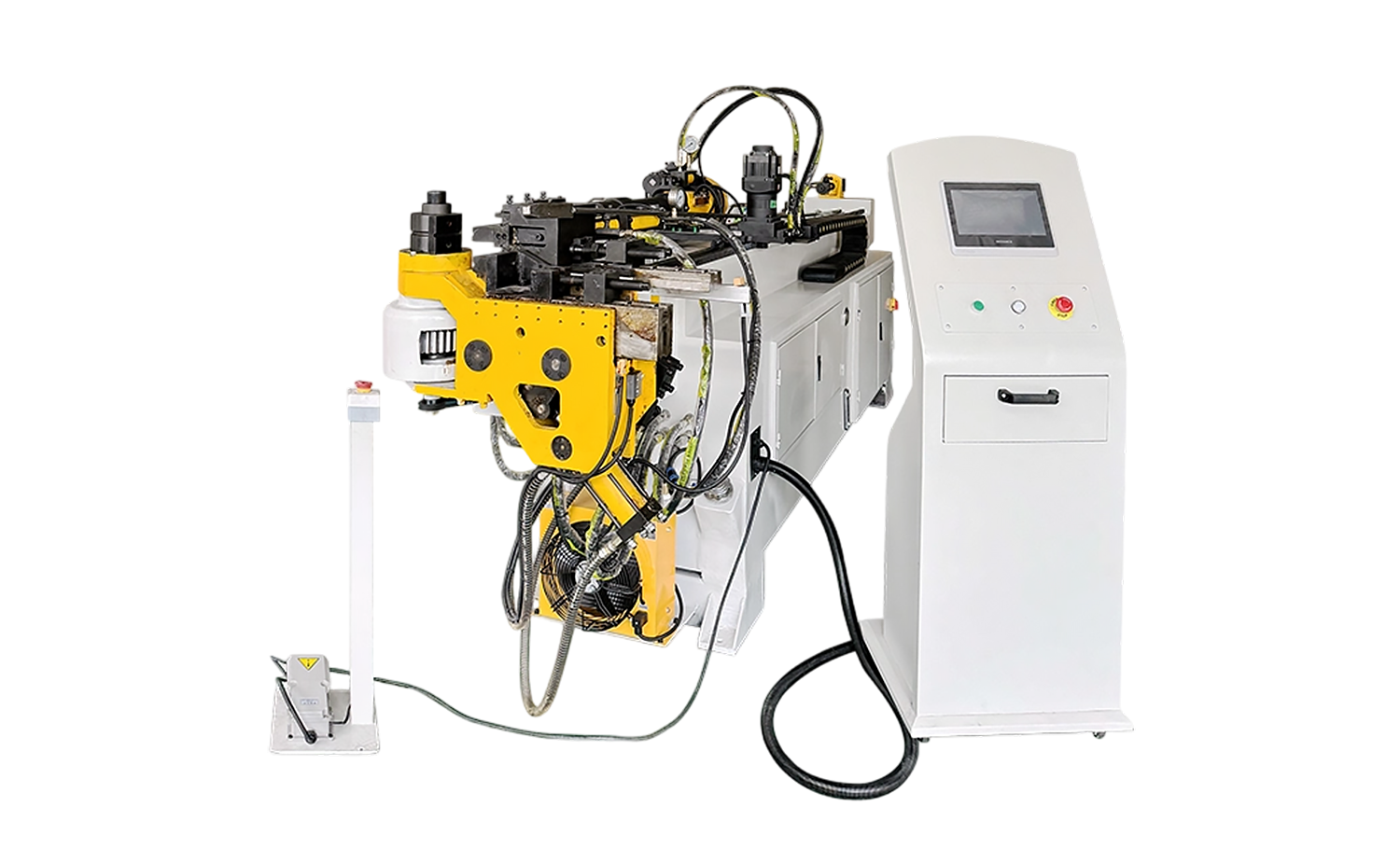 CNC S-serien helautomatisk rørbøyemaskin med valgfri simuleringsfunksjon CNC S-serien helautomatisk rørbøyemaskin med valgfri simuleringsfunksjon