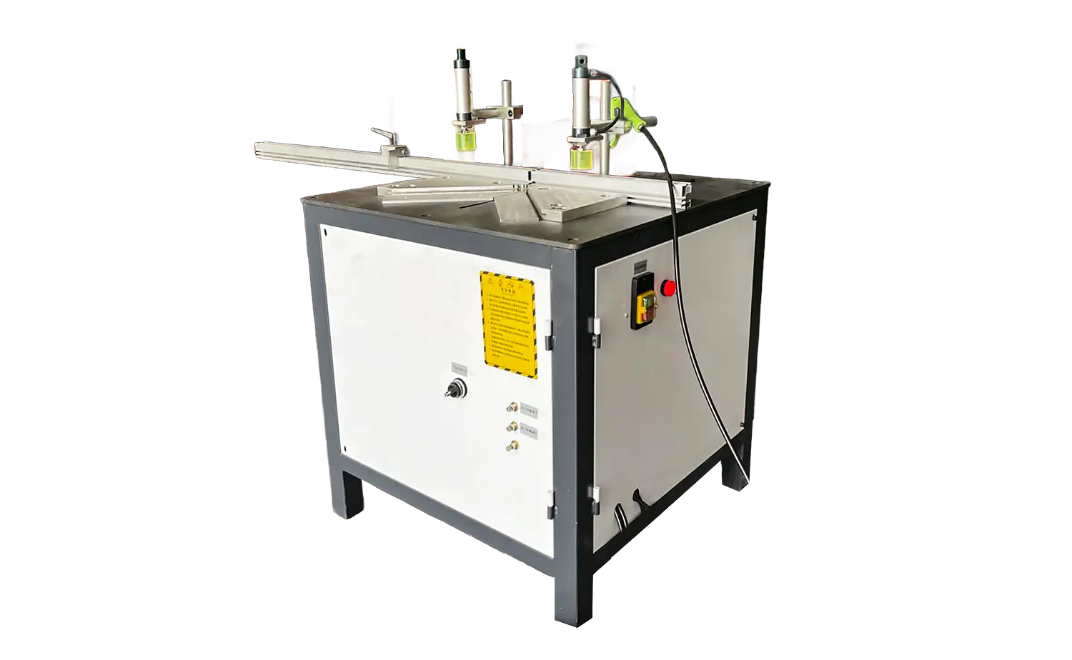 ES500 halvautomatisk skjæremaskin i aluminiumsrør med vinkelskjærefunksjon