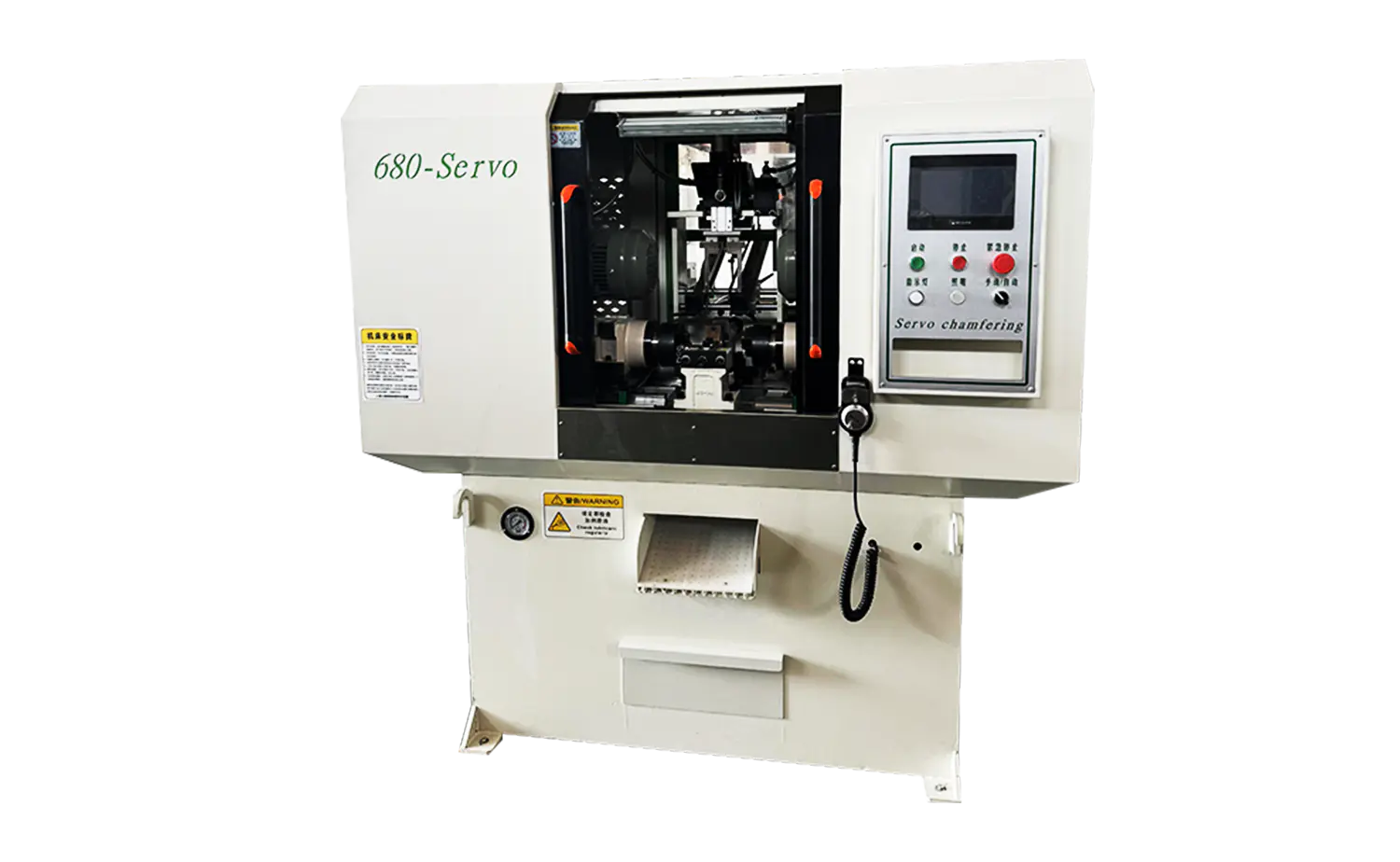 DEF680CNC Series Rask Speed Servo Double Head Tube Chamfering Machine